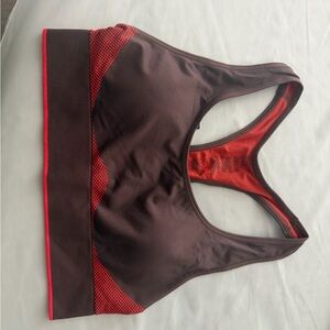 Victoria's Secret PINK Brown and Orange Sports Bra